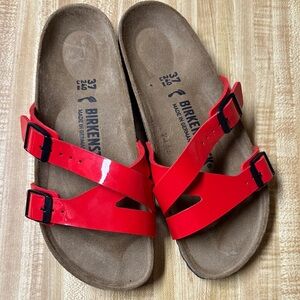Red Birkenstock